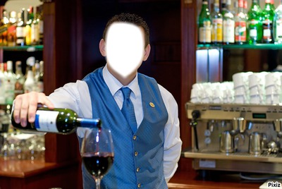 barman Fotomontage
