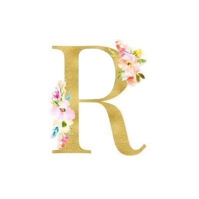 letra R Montaje fotografico