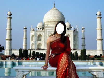 Taj Mahal Fotomontaż