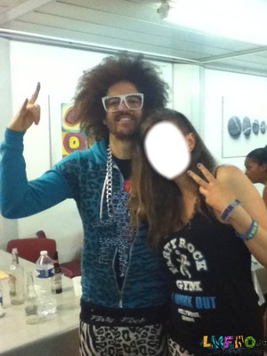 Redfoo and me Montage photo