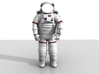 Astronaut フォトモンタージュ