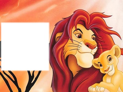 le roi lion Fotomontaggio