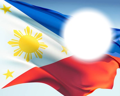 Philippines flag Valokuvamontaasi