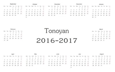 Tonoyan 2016-2017 Valokuvamontaasi