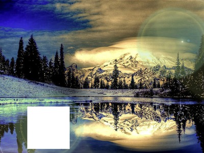 NATURE Photo frame effect