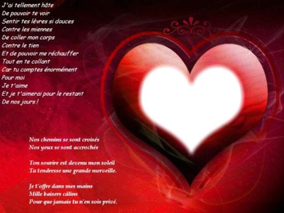 poème d'amour Fotomontáž