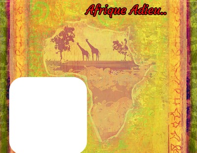 Afrique adieu Valokuvamontaasi