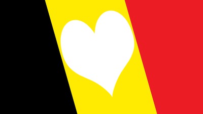 Fière d'être belge Fotomontage
