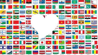 ülke bayrakları Fotoğraf editörü