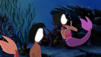 Mowgli and Shanti Fotomontage