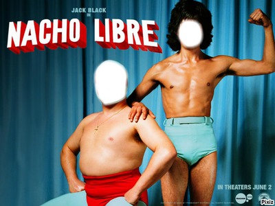 nacho libre Fotomontažas