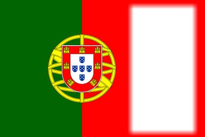Portugal flag Photomontage