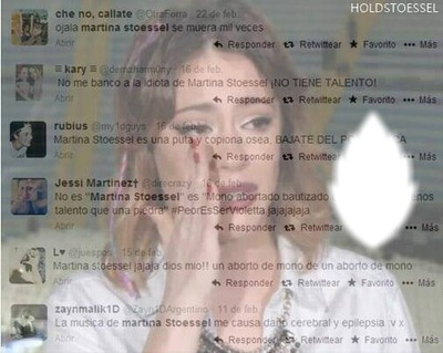 Insulto A Martina Stoessel Photo frame effect