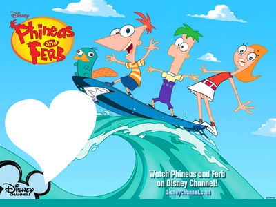 phineas and ferb Photo frame effect