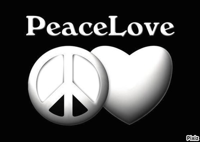 peace love bb Photo frame effect