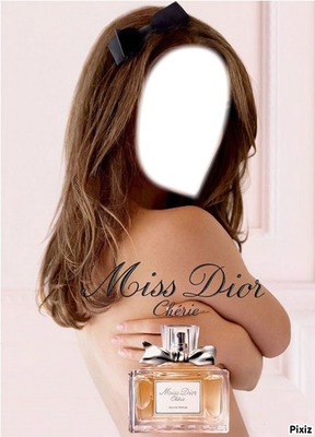 Miss Dior Chérie Фотомонтажа