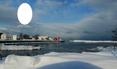 Matane en hiver Fotomontáž