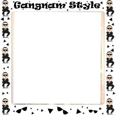 Gangman Style Valokuvamontaasi
