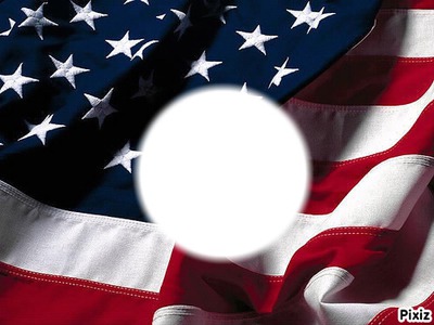 drapeau amerique Photomontage