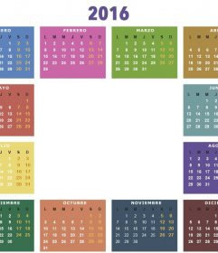 calendario 2016 Fotómontázs