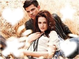 Bella et Jacob de Twilight Photo frame effect