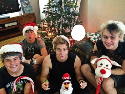 Navidad con 5 seconds of summer Photo frame effect