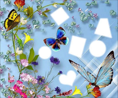 Papillons Fotomontaggio