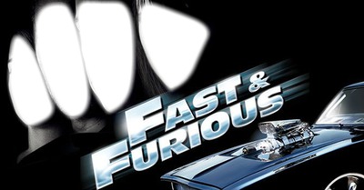 Fast and Furious Fotomontažas
