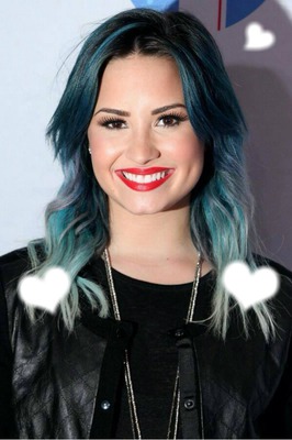 Corações a Demi Lovato Fotomontažas