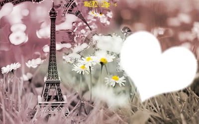 PARIS WITH LOVE Fotomontagem