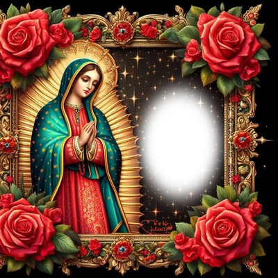 Julita02 Virgen de Guadalupe Fotomontaža
