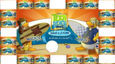 Teen Beach Movie - Club Penguin Photomontage