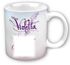 taza de violetta Фотомонтаж