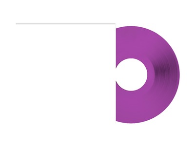 purple vinyl Valokuvamontaasi