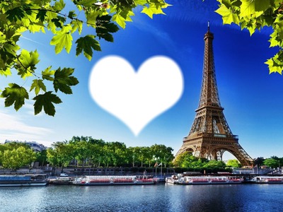 i love you Paris! Fotomontaż