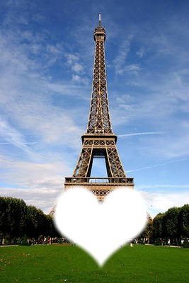 Love Paris Montaje fotografico