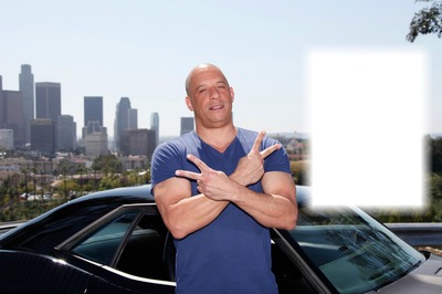 Vin Diesel Photo frame effect