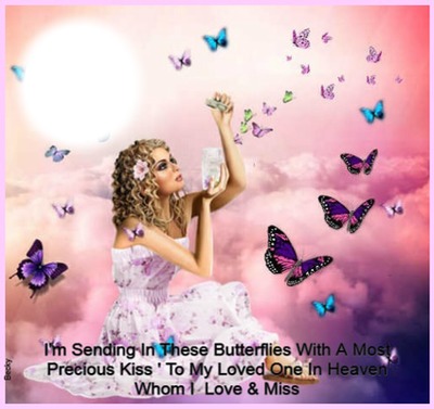 butterfly kisses Photomontage