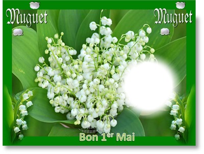 Bouquet de muguet Fotomontāža