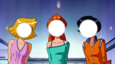 totally spies Photo frame effect