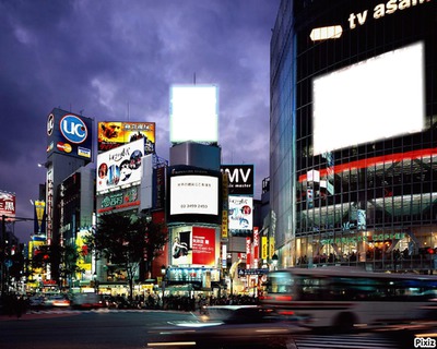 tokyo city Fotomontagem