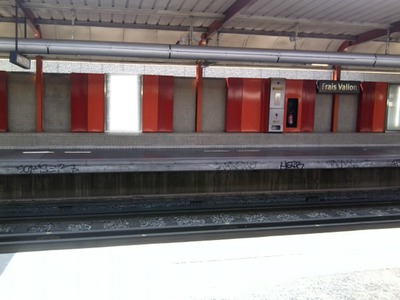 Station Métro Frais Vallon Photo frame effect