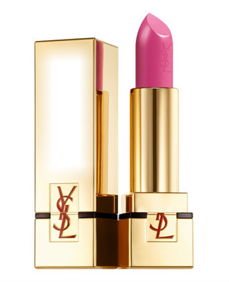Yves Saint Laurent Rouge Pur Couture Lipstick in Fuchsia Innocent Photomontage