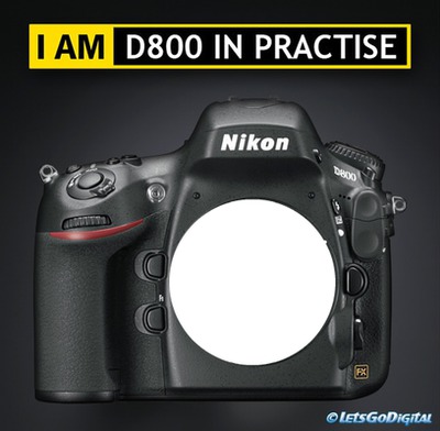Nikon D800 Fotomontage