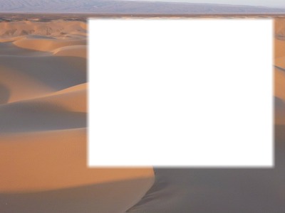 desert Photo frame effect