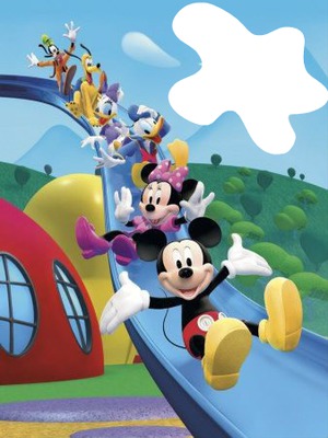 Mickey et ses amis フォトモンタージュ