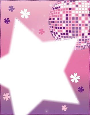 Violetta star Photo frame effect