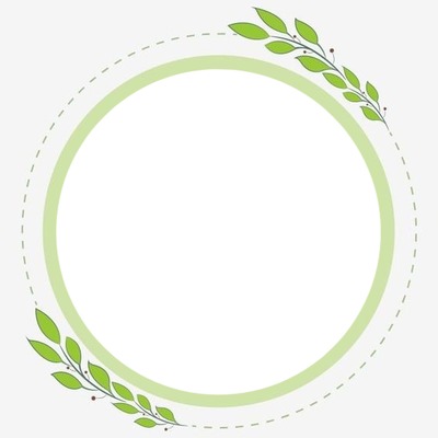 marco circular , verde olivo, una foto. フォトモンタージュ