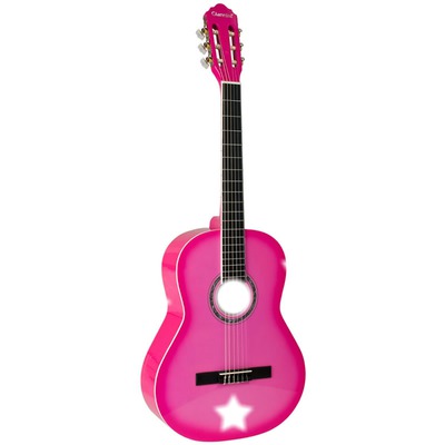 violão rosa Fotomontaggio