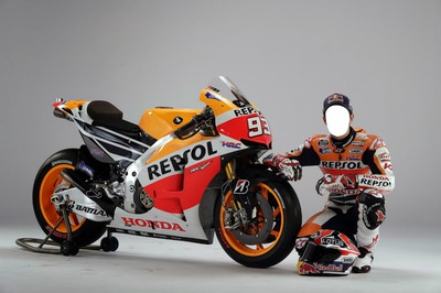 moto repsol Photomontage